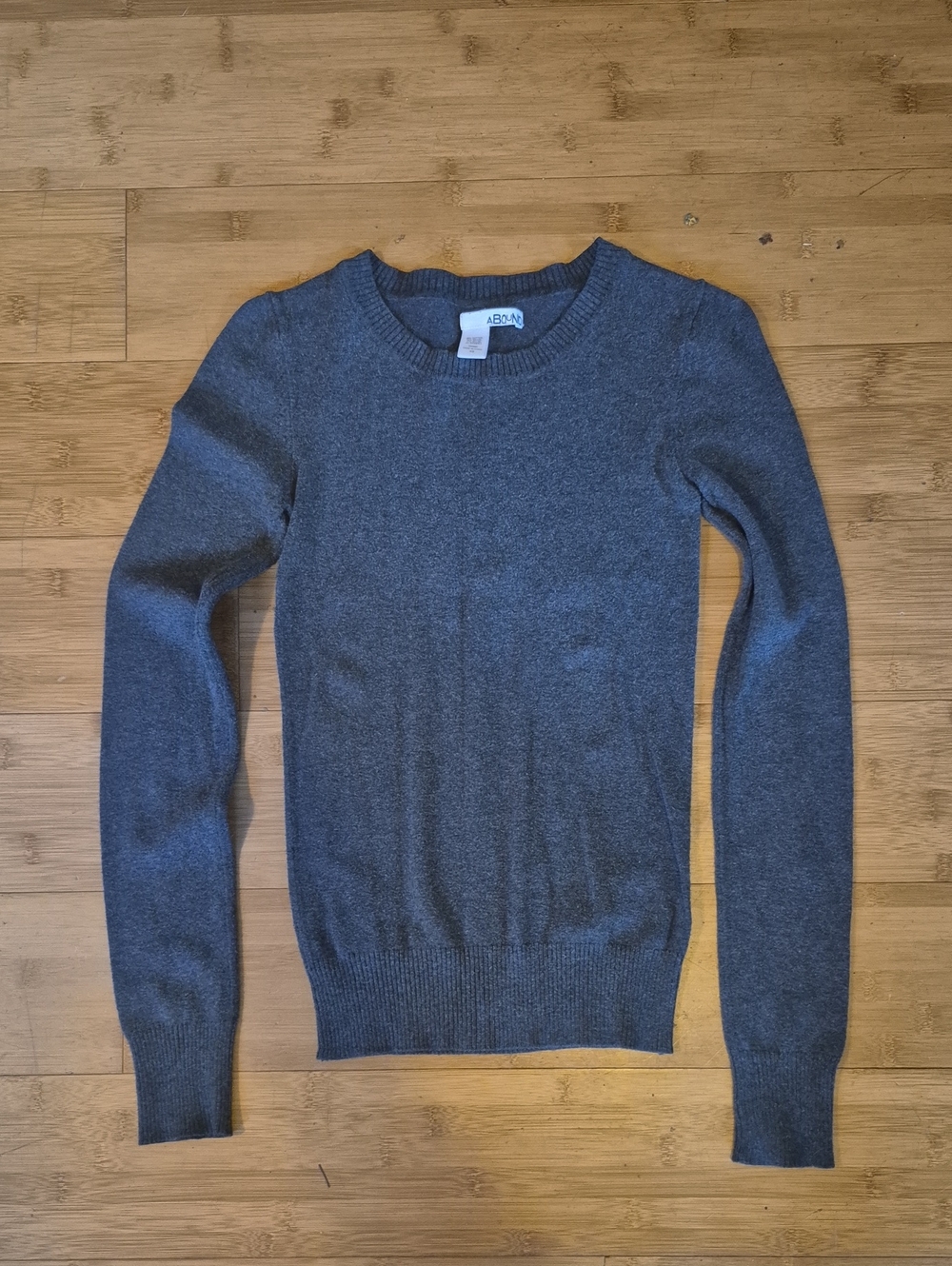 Abound Women's Crewneck Sweater - Charcoal Gray
